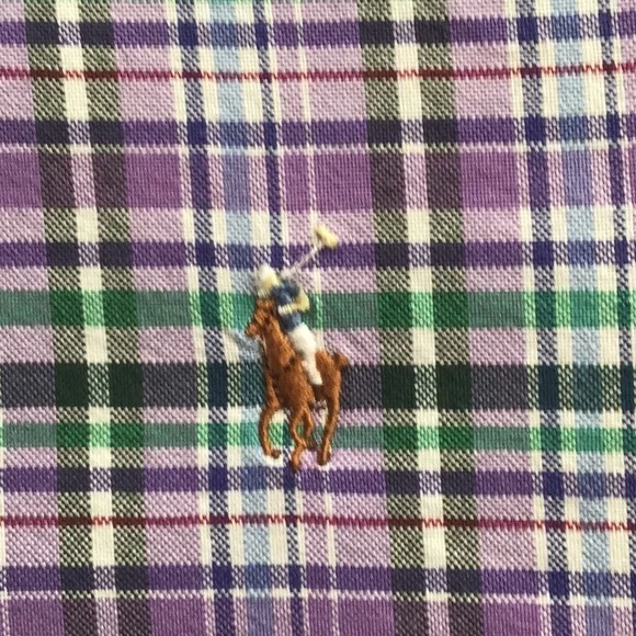 Ralph Lauren woven cotton long sleeve button down (Classic Medium) - Picture 4 of 10